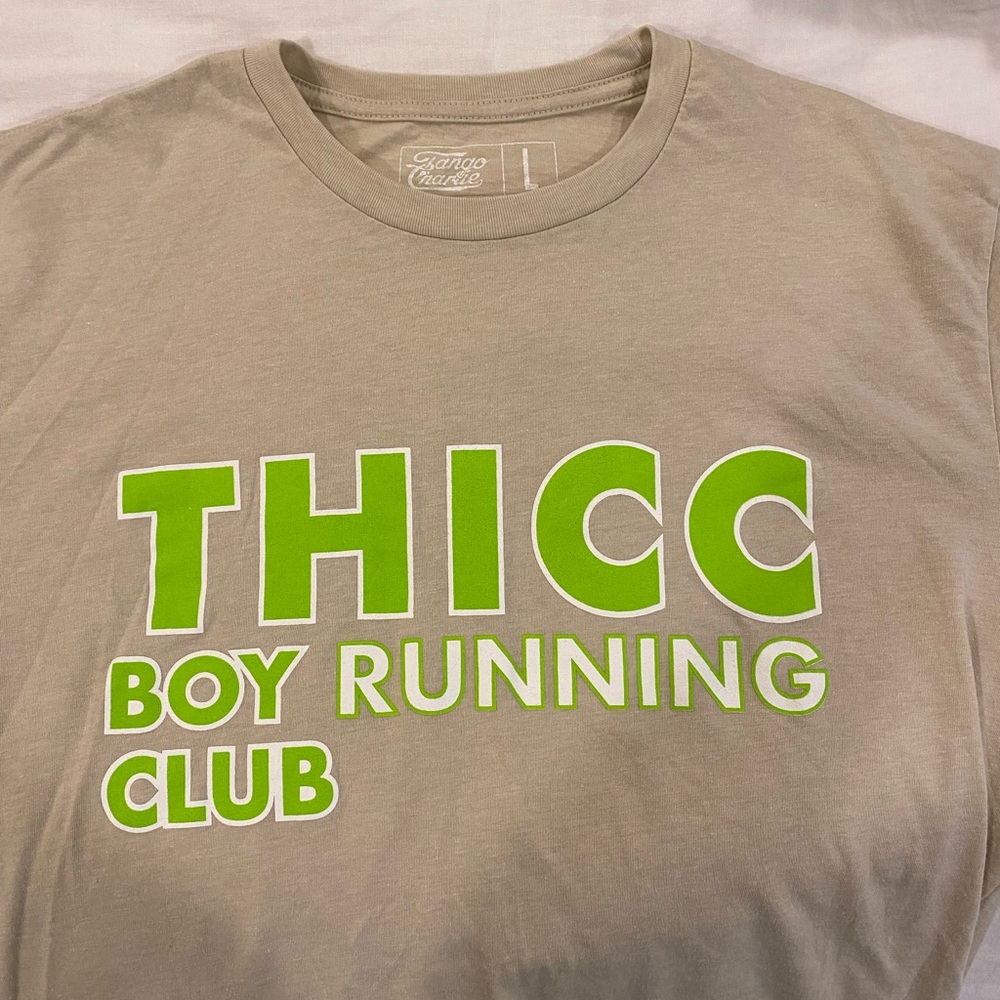 Thicc Boy Running Club shirt